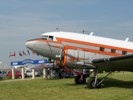 DC-3 cockpit and engine