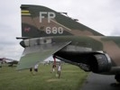 F-4 Phantom tail and engine nozzles